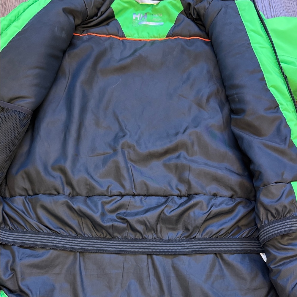 Helly Hansen Kids Green Outdoor Jacket Size 164/14 - Picture 6 of 12